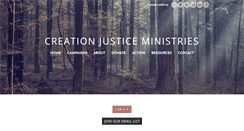 Desktop Screenshot of creationjustice.org